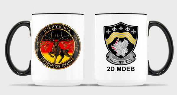 15 oz Coffee Mug- All White or White with Black Trim