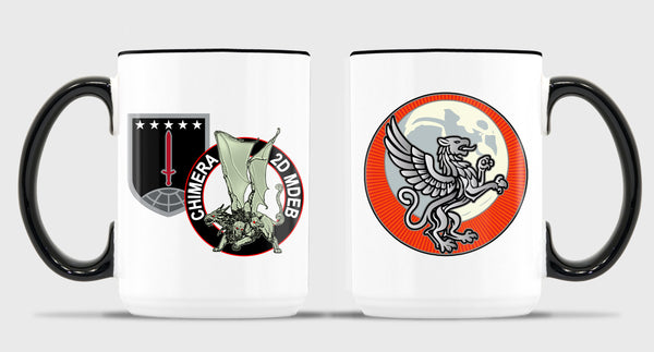 Hyperion 15 oz Coffee Mug- All White or White with Black Trim