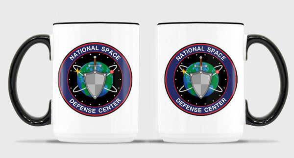 NSDC 15 oz Coffee Mug- All White or White with Black Trim.