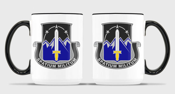 15 oz Coffee Mug- All White or White with Black Trim.