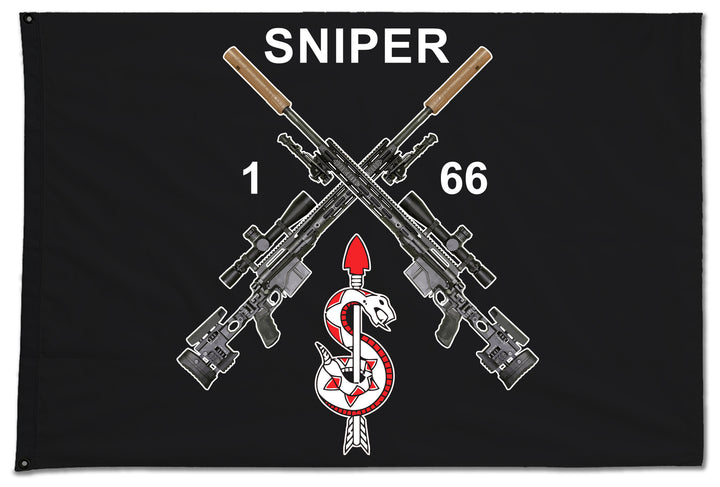 Sniper Flag, Two Sided with Grommets, Perfect for Flying Outside. Come ...