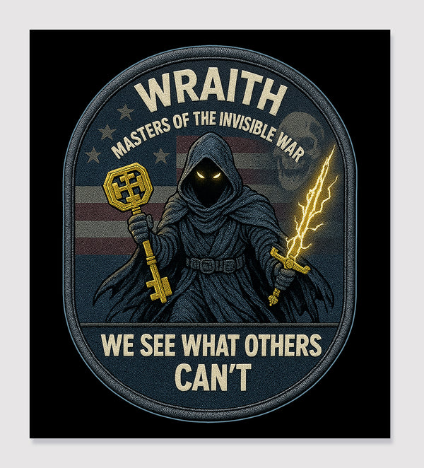 Wraith Stickers 3.5"W x 4"H, Individual Stickers, comes packaged in a variety of quantities.