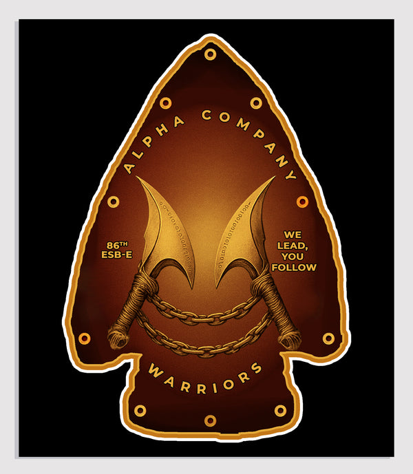 Stickers 3"W x 3.5"H, Individual Stickers, comes packaged in a variety of quantities.