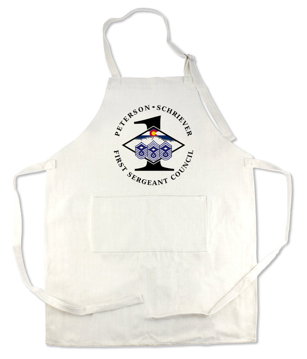 Apron 33" x 25" with large front pocket.