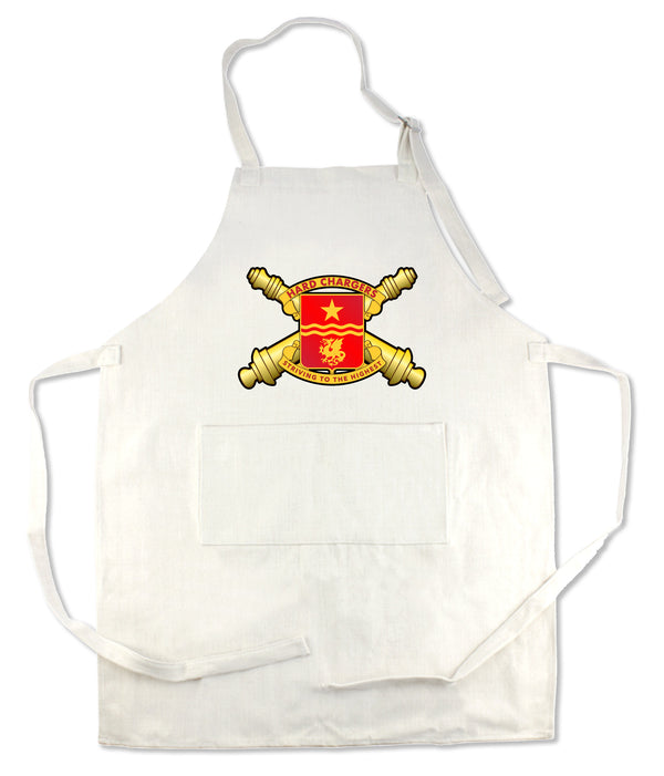 Apron 33" x 25" with large front pocket.