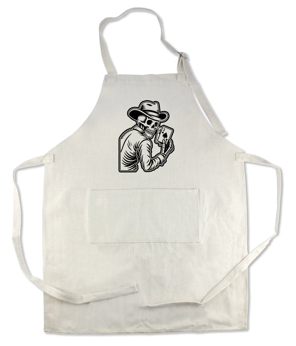 Apron 33" x 25" with large front pocket.