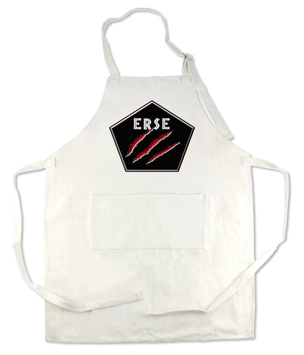 Apron 33" x 25" with large front pocket.