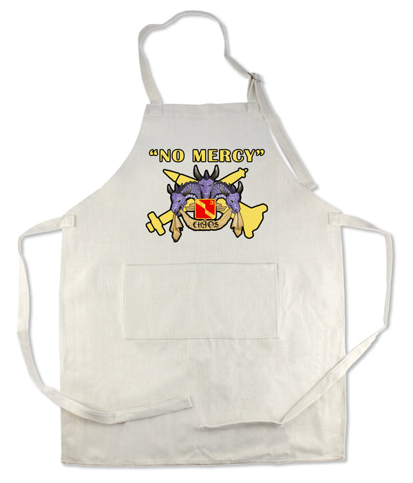 Apron 33" x 25" with large front pocket.