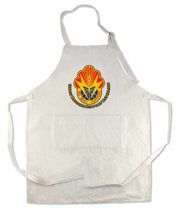 Apron 33" x 25" with large front pocket.