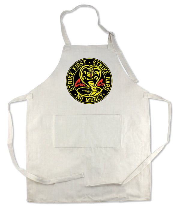 Apron 33" x 25" with large front pocket.