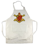 Apron 33" x 25" with large front pocket.