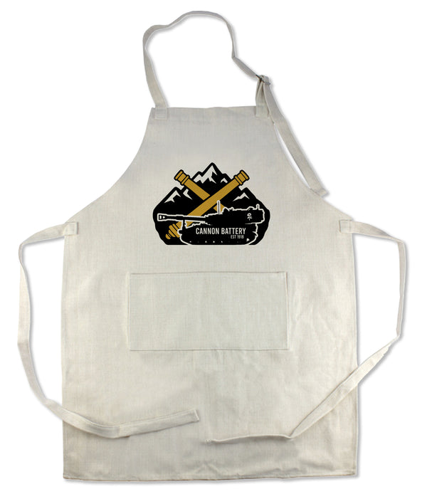 Apron 33" x 25" with large front pocket.