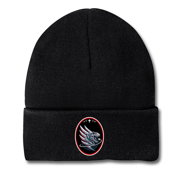 T-REX Black Beanie