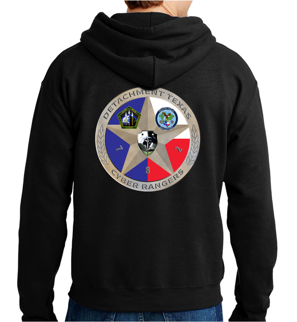 Det TX Unisex Unit Hoodie Sweatshirt. This sweatshirt is NOT approved for PT.