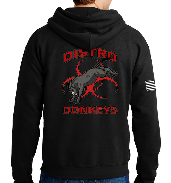 Distro Unisex Unit Hoodie Sweatshirt. This sweatshirt is NOT approved for PT