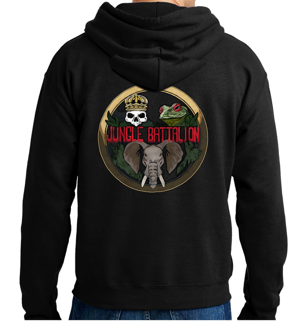 Jungle Back Hoodie Sweatshirt. This sweatshirt is NOT approved for PT.