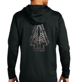 Black on Black Performance Hoodie Sweatshirt. This sweatshirt is NOT approved for PT.