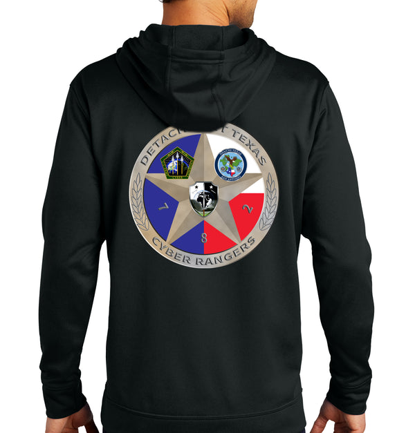 Det TX Performance (Polyester) Hoodie Sweatshirt. This sweatshirt is NOT approved for PT.