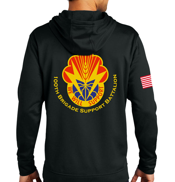 Performance Unisex Hoodie Sweatshirt. (This material is lighter than the 50-50) This sweatshirt is NOT approved for PT.