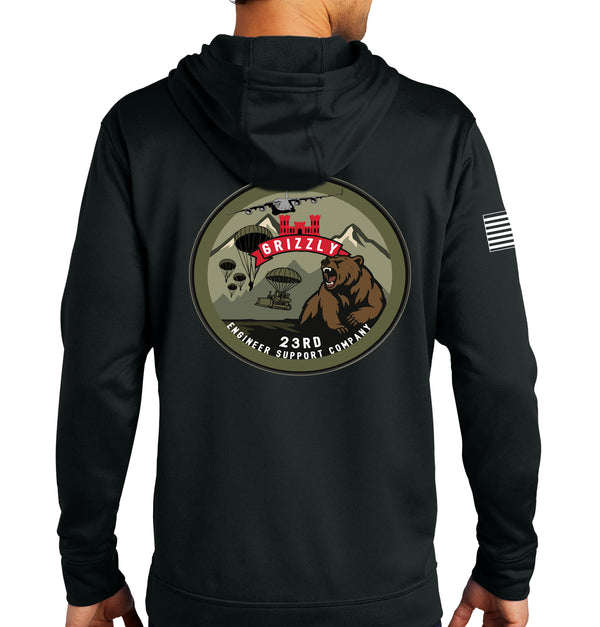 Performance Unisex Hoodie Sweatshirt. (This material is lighter than the 50-50) This sweatshirt is NOT approved for PT.