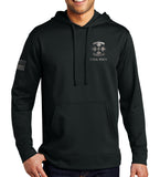 Performance Hoodie (Black on Black) Sweatshirt. (This material is lighter than the 50-50) This sweatshirt is NOT approved for PT..