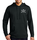 Performance Hoodie Sweatshirt. (This material is lighter than the 50-50) This sweatshirt is IN UNIFORM USAGE.