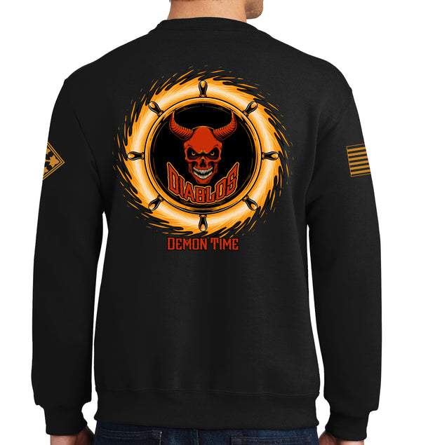 Diablos Crew-neck Unisex Sweatshirt. This sweatshirt IS Approved for PT