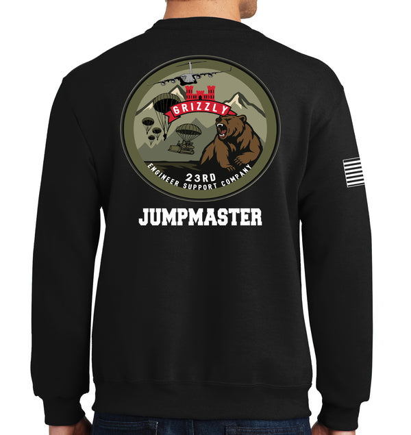 Jumpmaster 50-50 Blend Crewneck Unisex Sweatshirt. This shirt IS approved for PT.