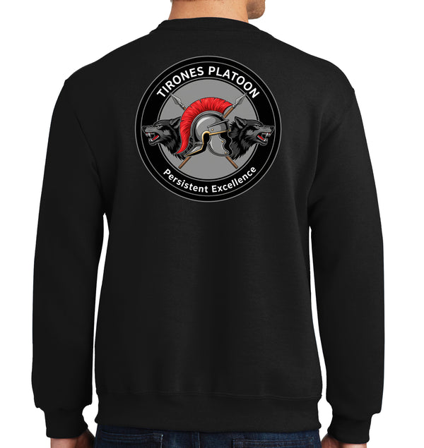 TIRONES PLT Unisex PT Sweatshirt. This sweatshirt IS Approved for PT.