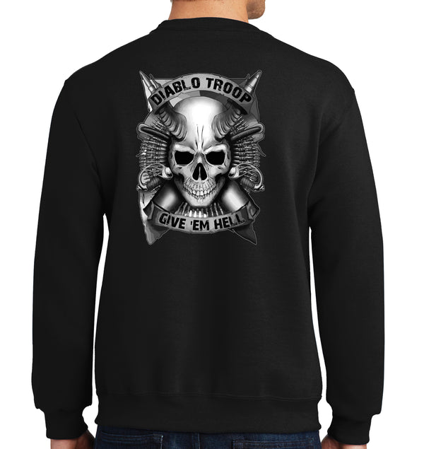 50-50 Blend Crewneck Unisex Sweatshirt. This shirt IS approved for PT.