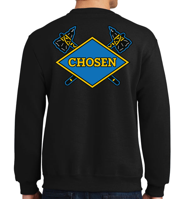 Chosen Lethal Gear Black Unisex PT Sweatshirt. This sweatshirt IS Approved for PT