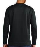 Polyester Crewneck Unisex Sweatshirt. Plain Back