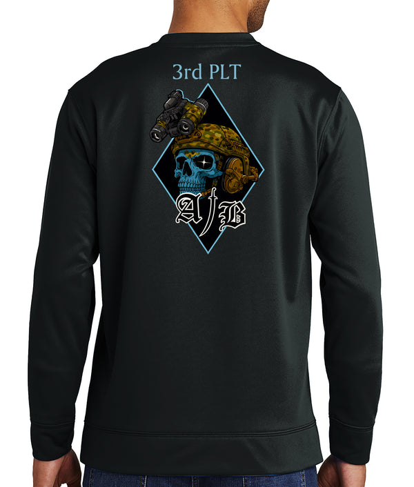 3rd PLT Polyester Crewneck Unisex Sweatshirt. This shirt is NOT approved for PT.