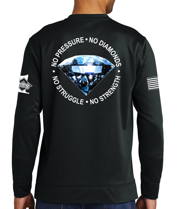 Polyester Crewneck Unisex Sweatshirt. This shirt IS approved for PT.