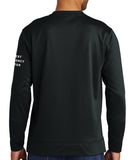 Polyester Crewneck Unisex Sweatshirt. Plain Back