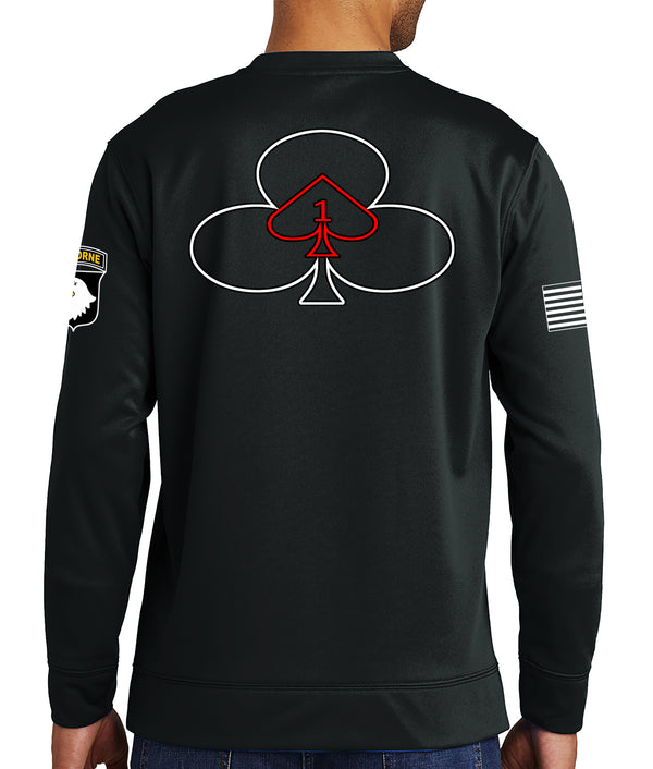 Polyester Crewneck Unisex Sweatshirt. This shirt IS approved for PT.