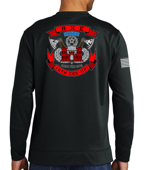 Polyester Crewneck Unisex Sweatshirt. This shirt IS approved for PT.