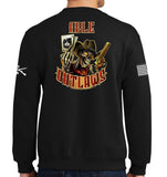 Able Outlaws Crewneck Unisex Sweatshirt. This shirt IS approved for PT.