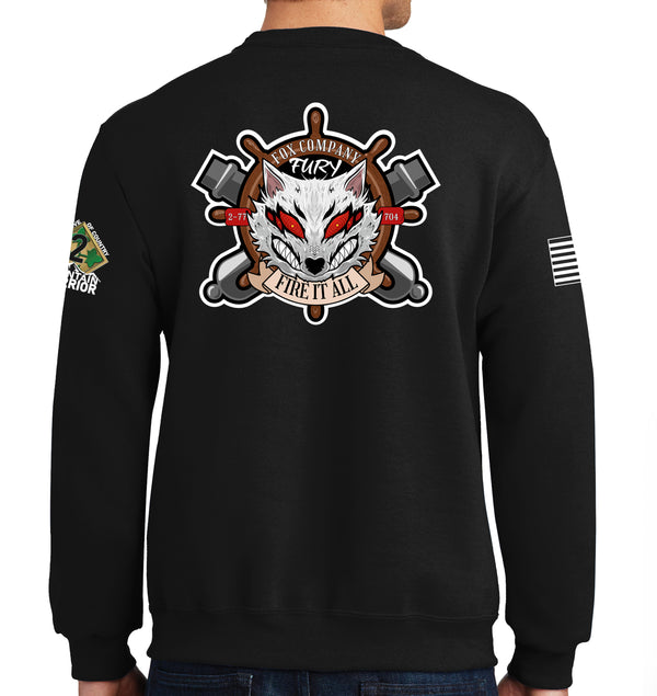 Fox Co. Crewneck Unisex Sweatshirt. This shirt IS approved for PT.