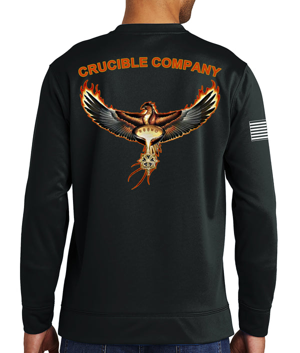 Cadre Polyester Crewneck Unisex Sweatshirt. This shirt IS approved for PT.