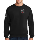 Breacher 50-50 Blend Crewneck Unisex Sweatshirt. This shirt IS approved for PT.