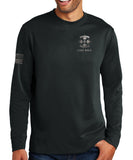 Polyester Crewneck Unisex Sweatshirt (Black on Black Design). This shirt IS Approved for PT.