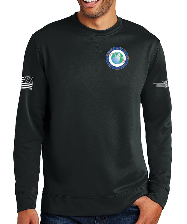 NRO Polyester Crewneck Unisex Sweatshirt. This shirt IS approved for PT.