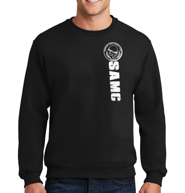 SAMC Crewneck Unisex Sweatshirt. This shirt IS approved for PT.