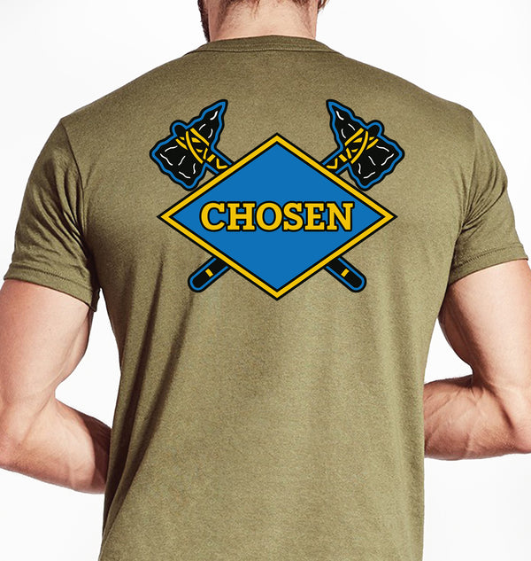 Chosen Lethal Gear Coyote Tan Unisex Shirt. This shirt is NOT approved for PT