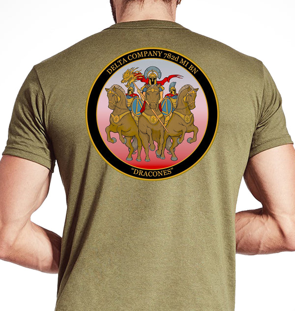 D Co Coyote Tan Unisex Shirt. This shirt is NOT approved for PT.