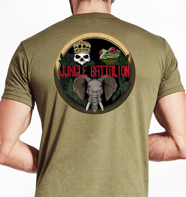 Jungle Back Coyote Tan Unisex Shirt. This shirt is NOT approved for PT.