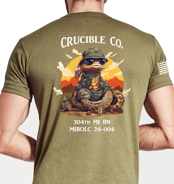 MIBOLC Non-PT Coyote Tan Unisex Shirt. This shirt is NOT approved for PT