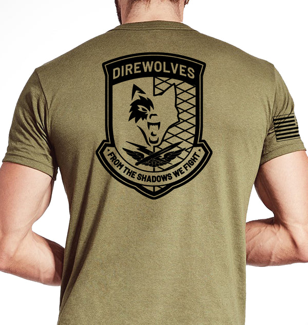 Coyote Tan Unisex Shirt (Black Design). This shirt is NOT approved for PT