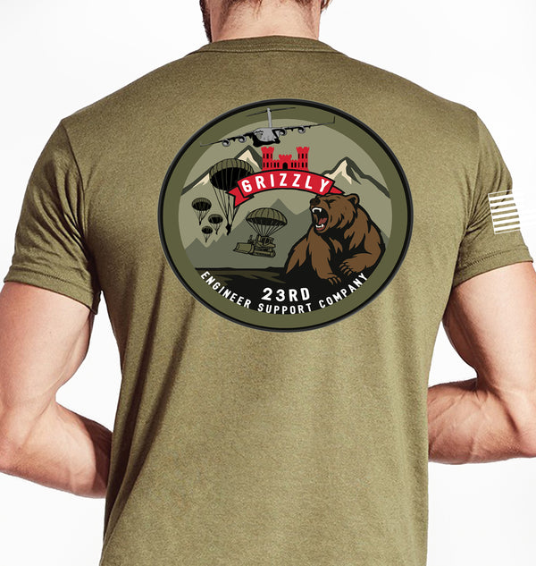 Coyote Tan 50-50 Blend Unisex Shirt. This shirt is NOT approved for PT